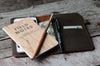 JJNUSA Leather  wallet  travel journal   notebook wallet for  field notes leather moleskine wallet cover