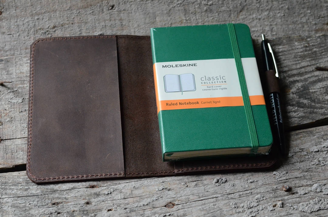 JJNUSA Leather  wallet  travel journal   notebook wallet for  field notes leather moleskine wallet cover