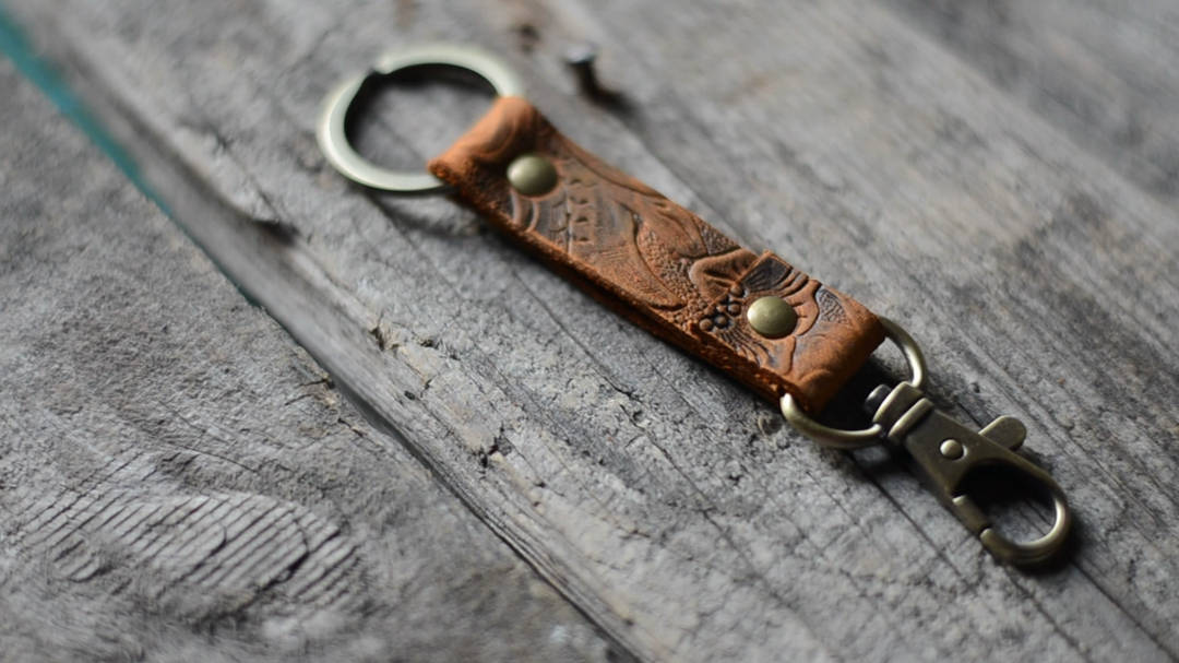 Leather Key Clip 