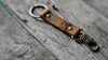 JJNUSA Leather keychain, leather keyring leather key fob key clip  Leather Men's Simple  ClipKeychain Leather  for Gifts