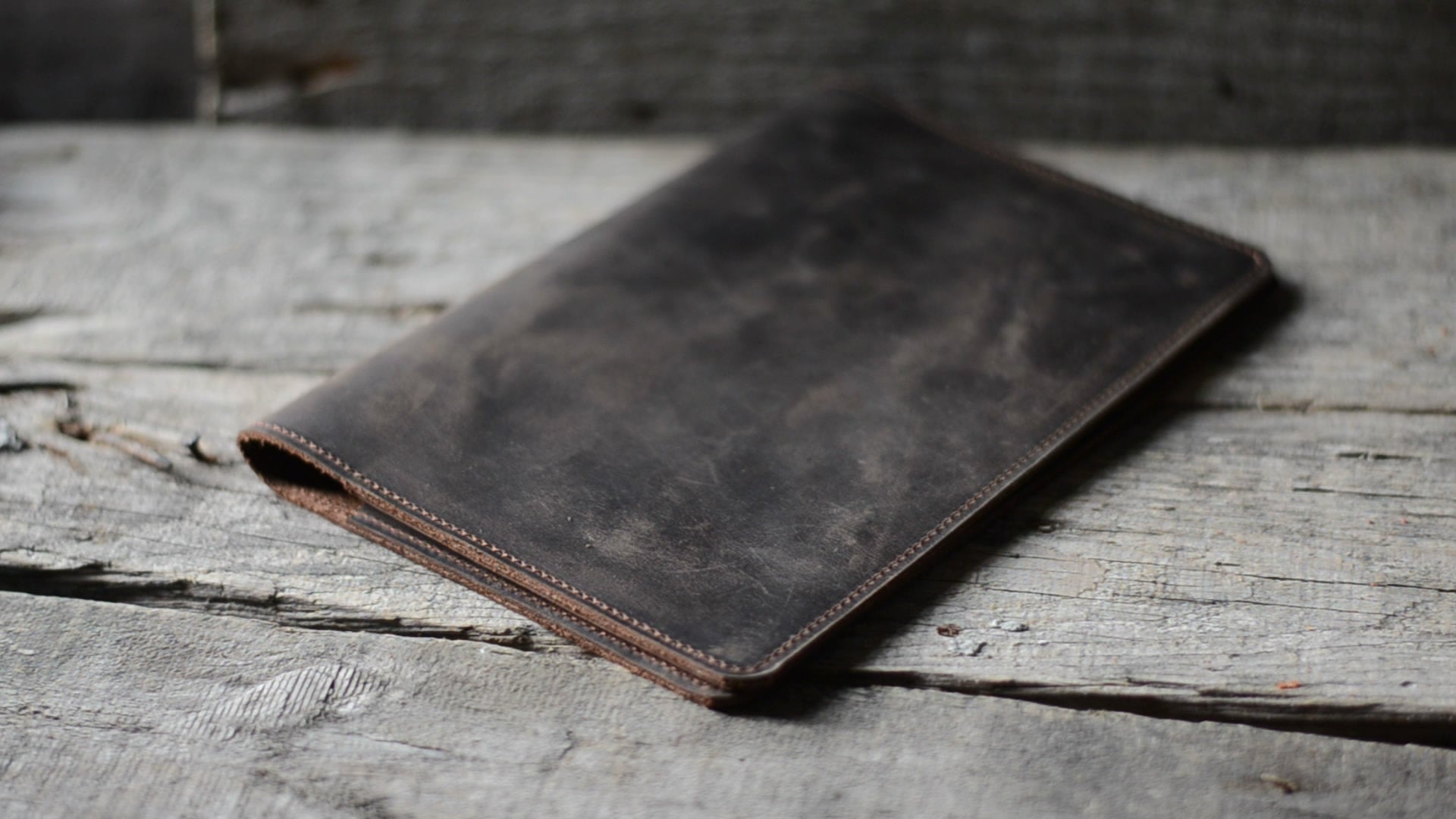 Personalized Refillable Leather Sketchbook Cover