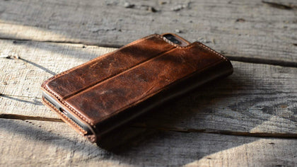 JJNUSA RFID Distressed Magnetic Leather Case for iPhone XS MAX  Wallet