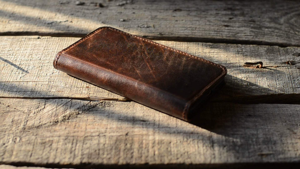 JJNUSA RFID Distressed Magnetic Leather Case for iPhone XS MAX  Wallet - JJNUSA